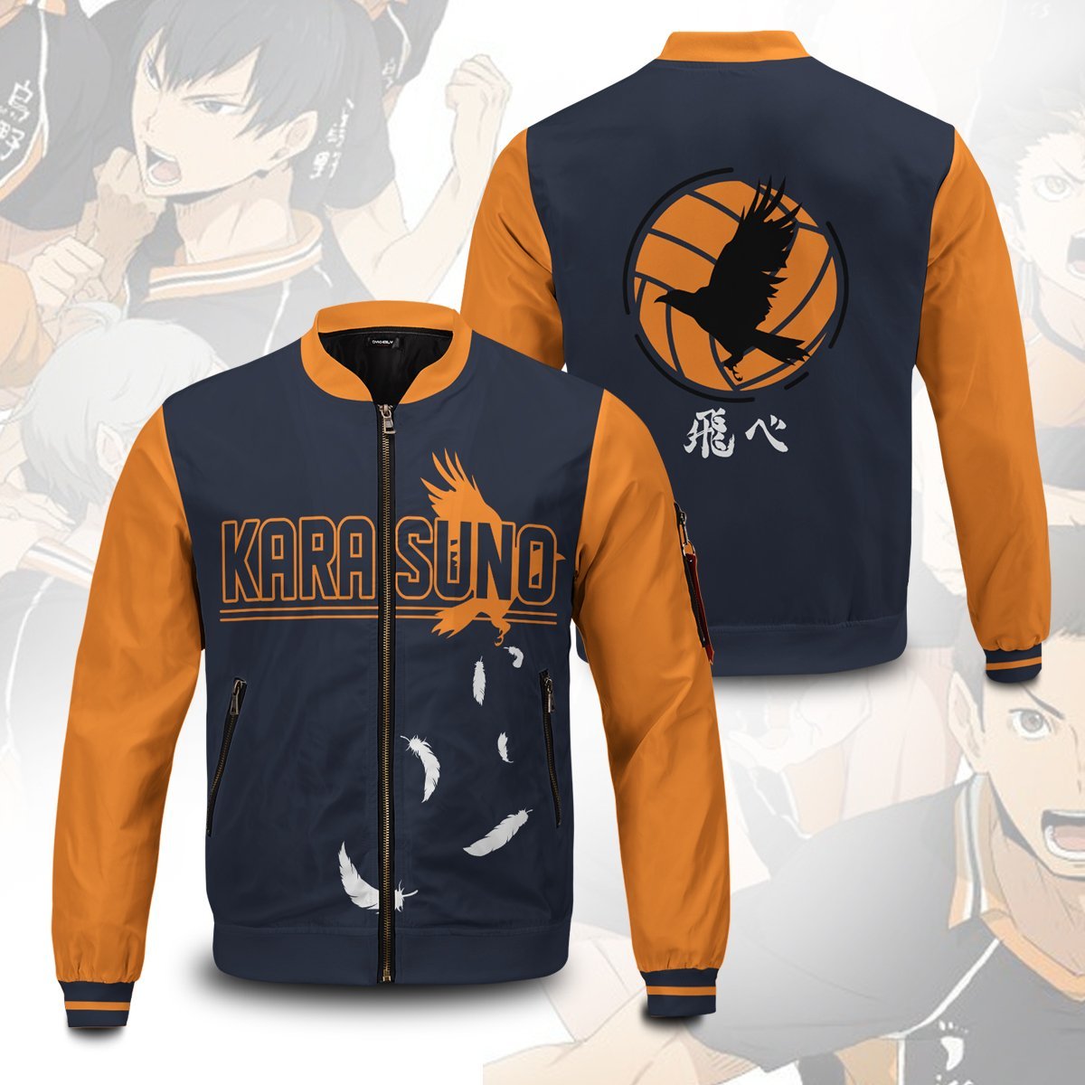 crows-wings-bomber-jacket-766714 crows wings bomber jacket 766714 - Gear Anime