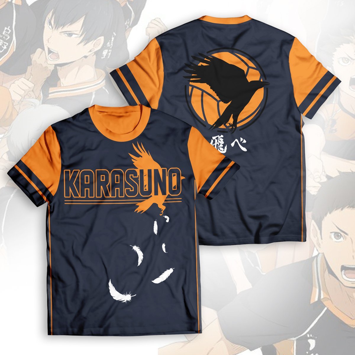 crows-wings-unisex-t-shirt-816002 crows wings unisex t shirt 816002 - Gear Anime