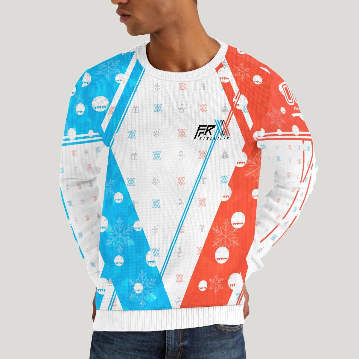 darling-in-the-franxx-strelizia-unisex-wool-sweater-402917 darling in the franxx strelizia unisex wool sweater 402917 - Gear Anime