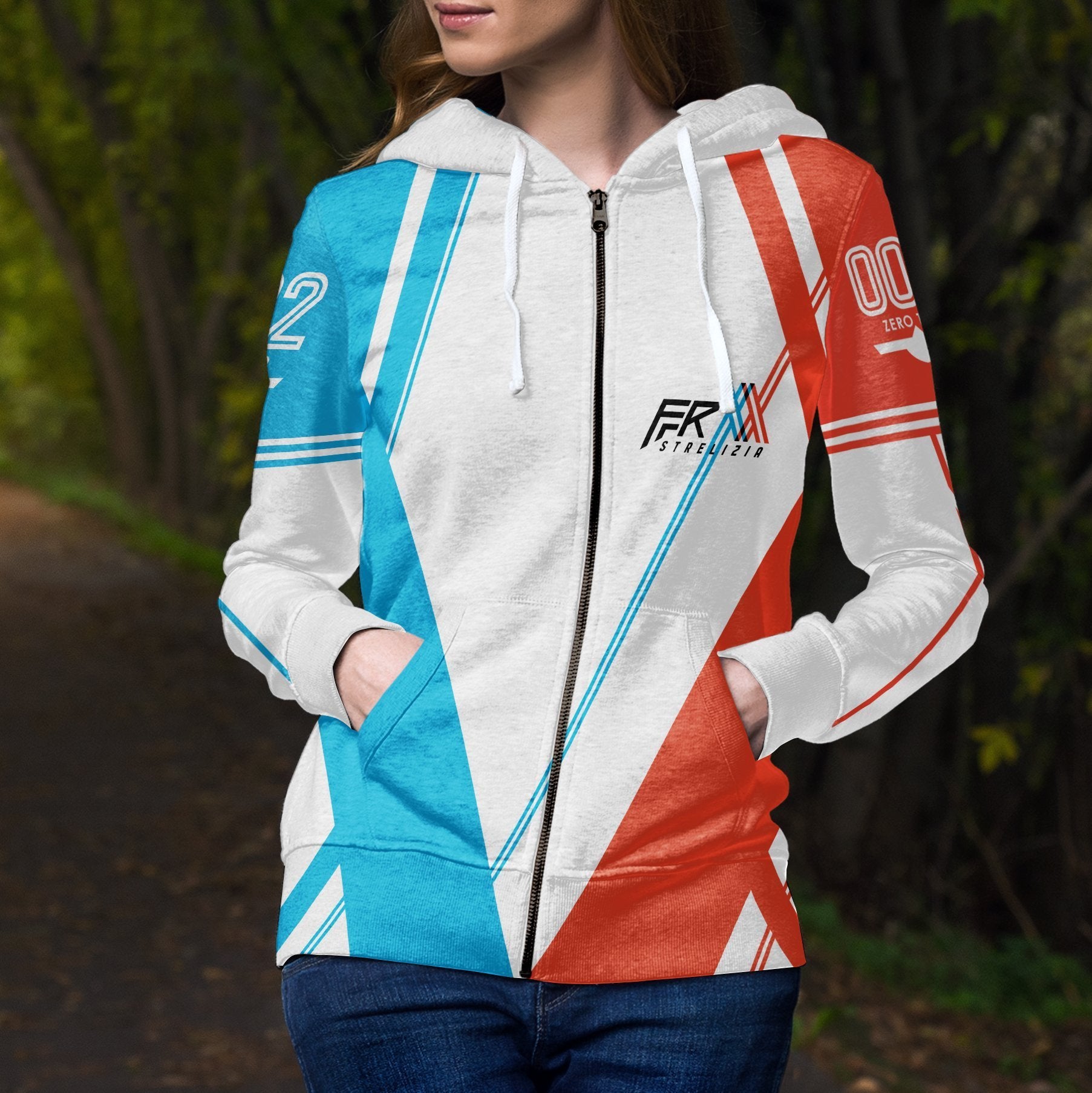 darling-in-the-franxx-strelizia-unisex-zipped-hoodie-372802 darling in the franxx strelizia unisex zipped hoodie 372802 - Gear Anime