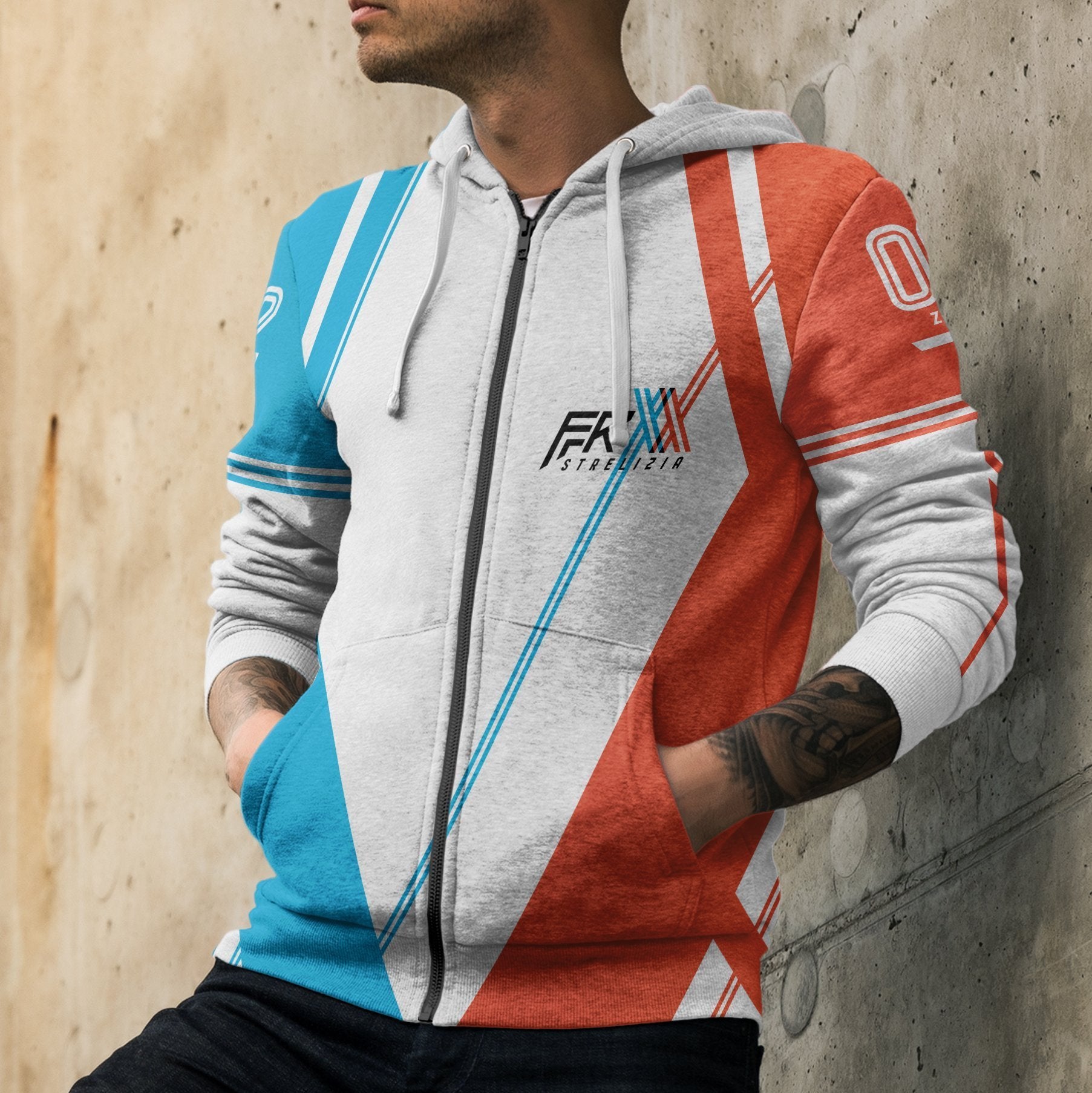 darling-in-the-franxx-strelizia-unisex-zipped-hoodie-472093 darling in the franxx strelizia unisex zipped hoodie 472093 - Gear Anime