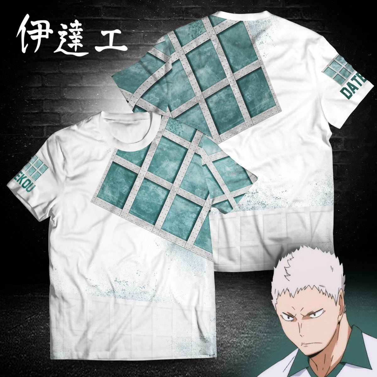 datekou-iron-wall-unisex-t-shirt-710823 datekou iron wall unisex t shirt 710823 - Gear Anime