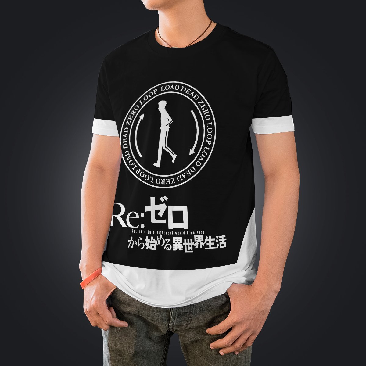dead-zero-loop-unisex-t-shirt-242138 dead zero loop unisex t shirt 242138 - Gear Anime