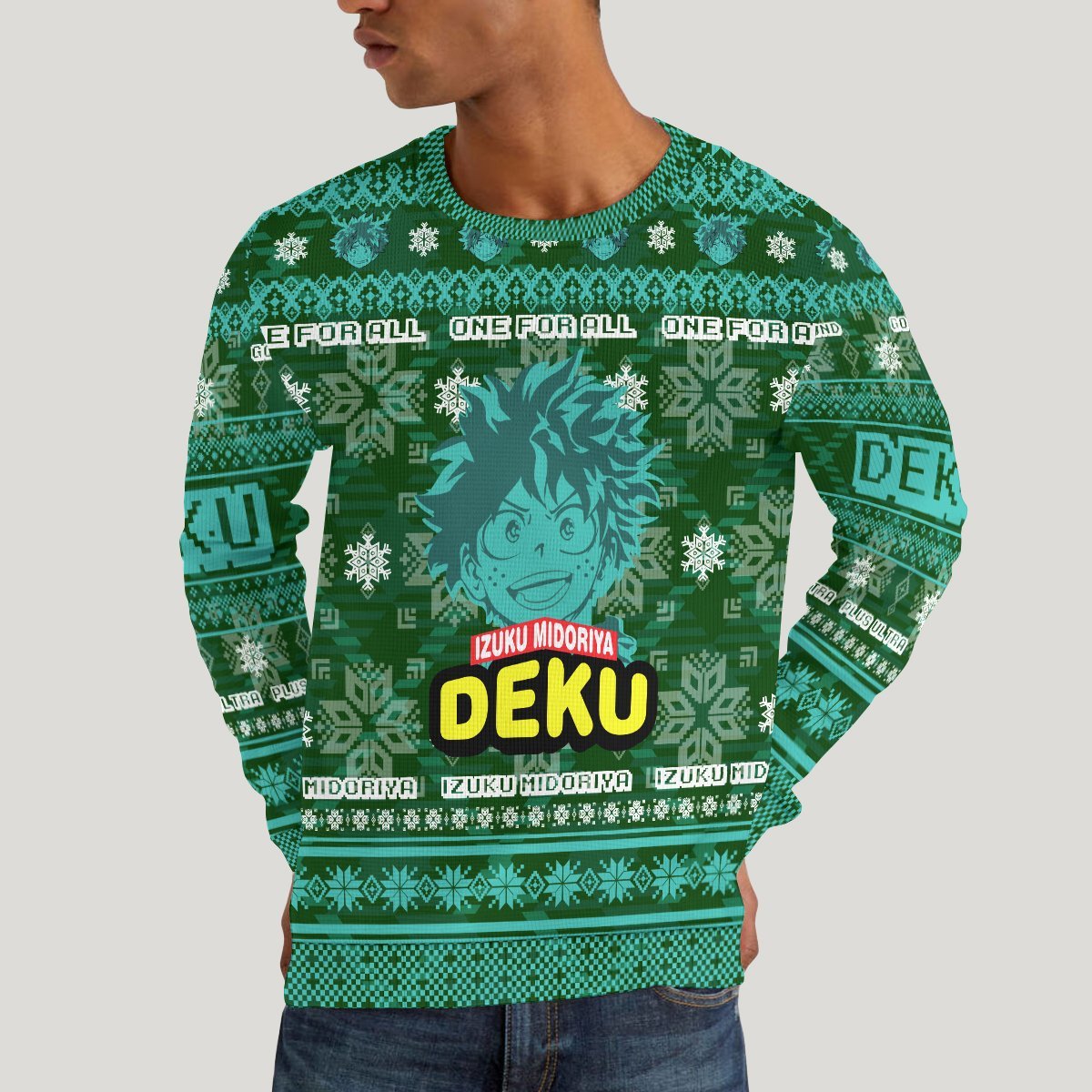 deku-xmas-unisex-wool-sweater-557677 deku xmas unisex wool sweater 557677 - Gear Anime
