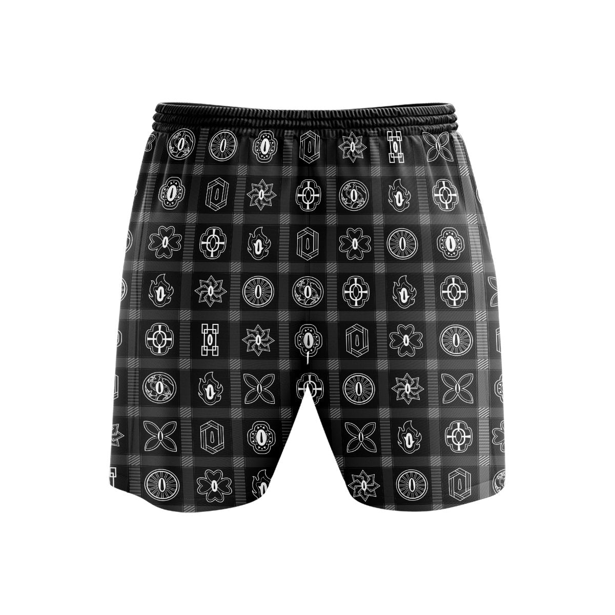 demon-slayer-plaid-beach-shorts-904413 demon slayer plaid beach shorts 904413 - Gear Anime