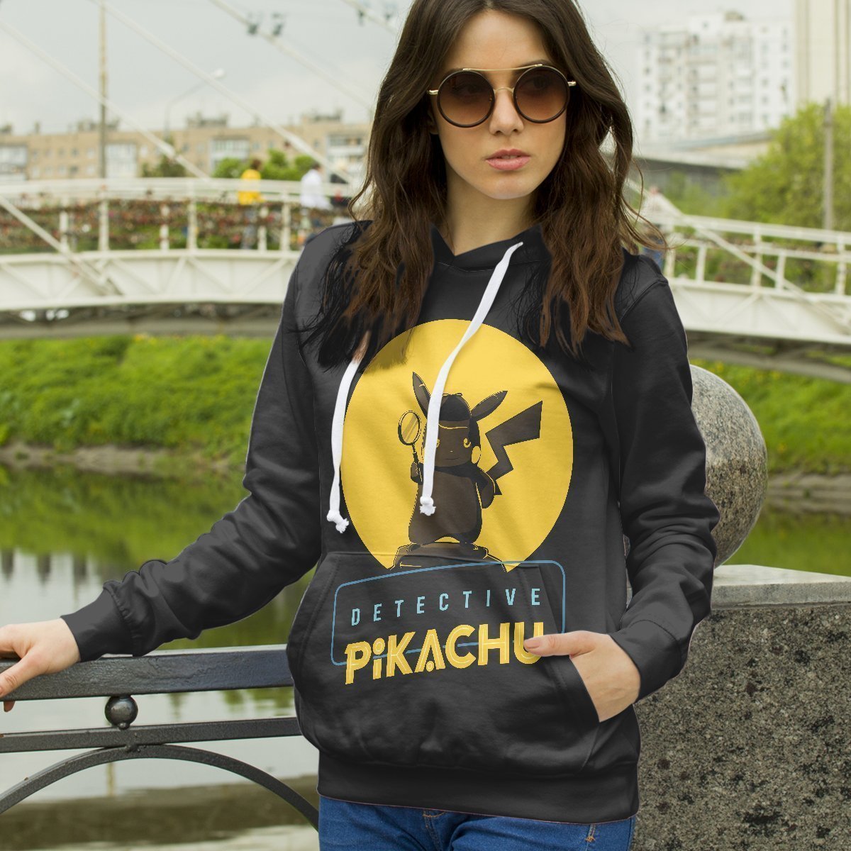 detective-pikachu-silhouette-unisex-pullover-hoodie-737498 detective pikachu silhouette unisex pullover hoodie 737498 - Gear Anime