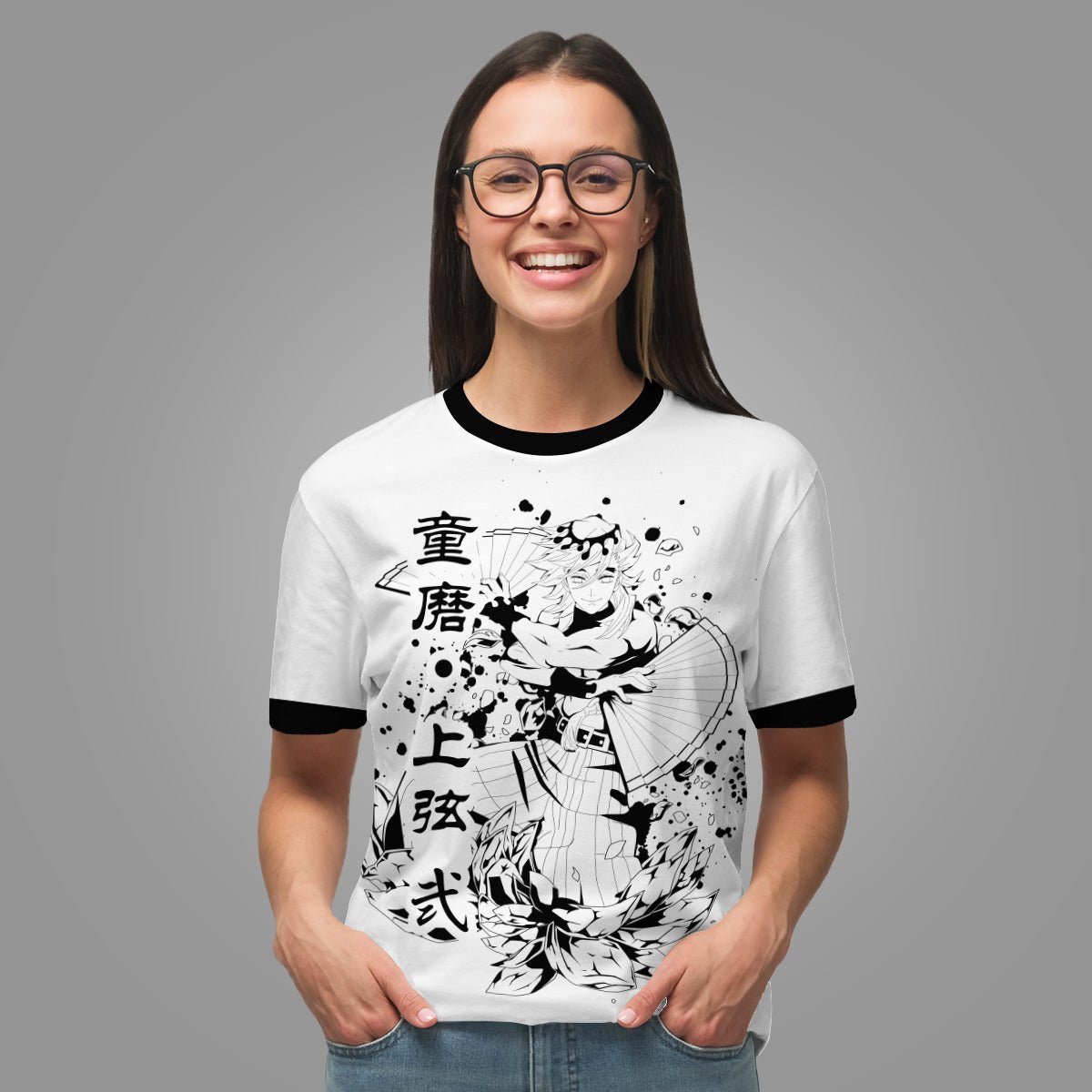 doma-bw-unisex-t-shirt-923064 doma bw unisex t shirt 923064 - Gear Anime