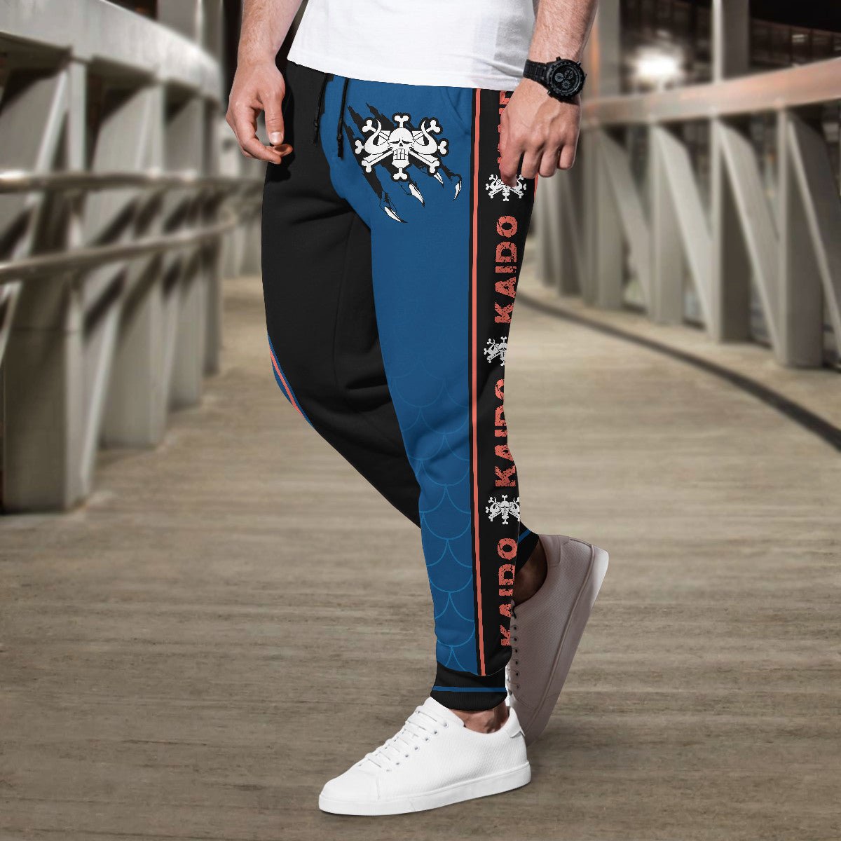 dragon-blue-stylish-jogger-pants-834502 dragon blue stylish jogger pants 834502 - Gear Anime