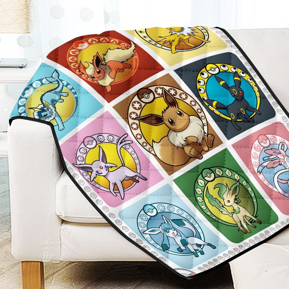 eeveelutions-quilt-blanket-243057 eeveelutions quilt blanket 243057 - Gear Anime