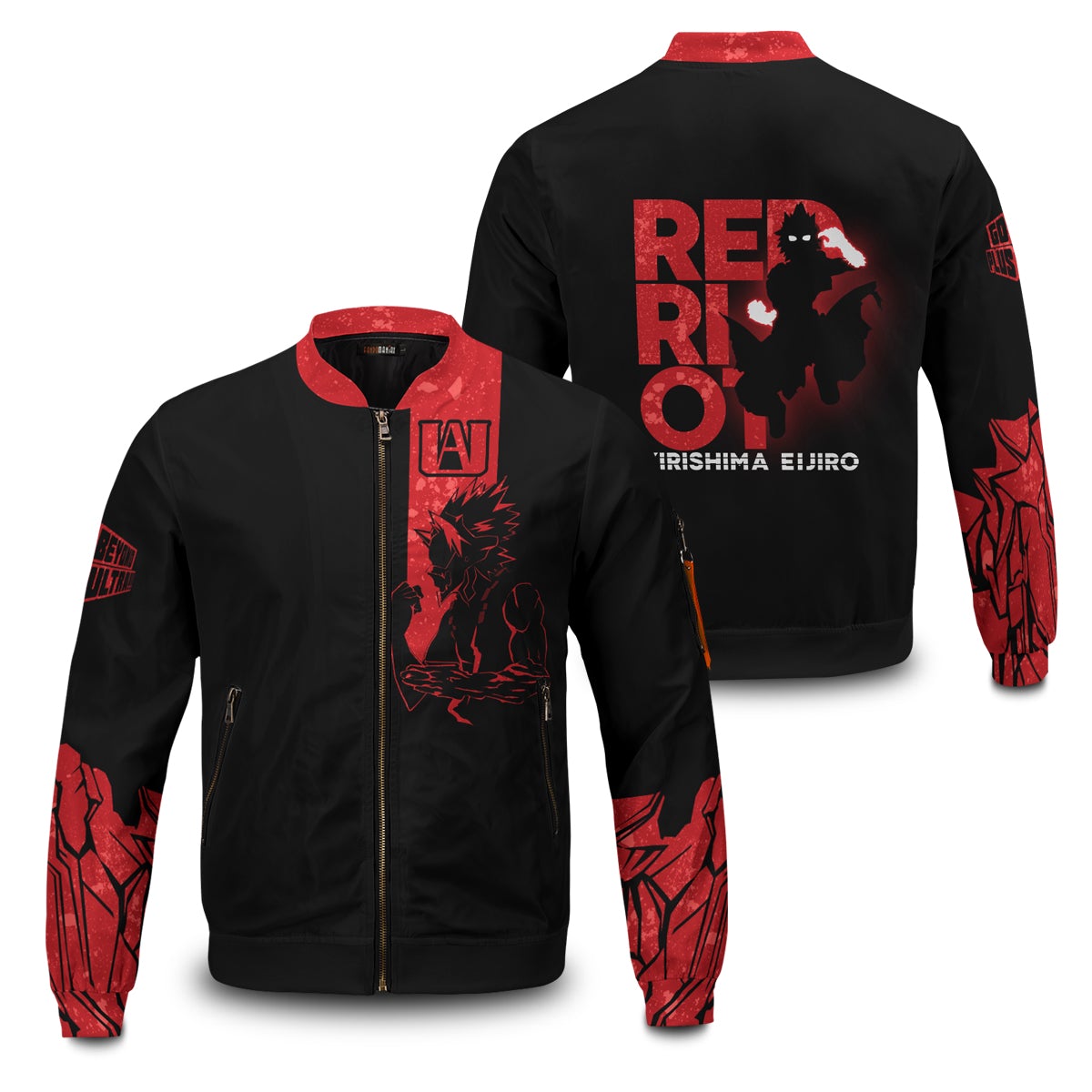 MHA Jackets - Eijiro Kirishima Bomber Jacket FH0709 6 - Gear Anime eijiro kirishima bomber jacket 808979 - Gear Anime