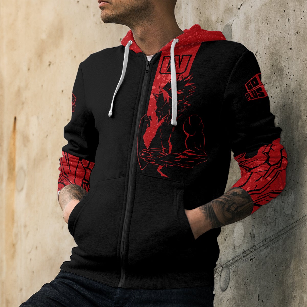 eijiro-kirishima-unisex-zipped-hoodie-711199 eijiro kirishima unisex zipped hoodie 711199 - Gear Anime