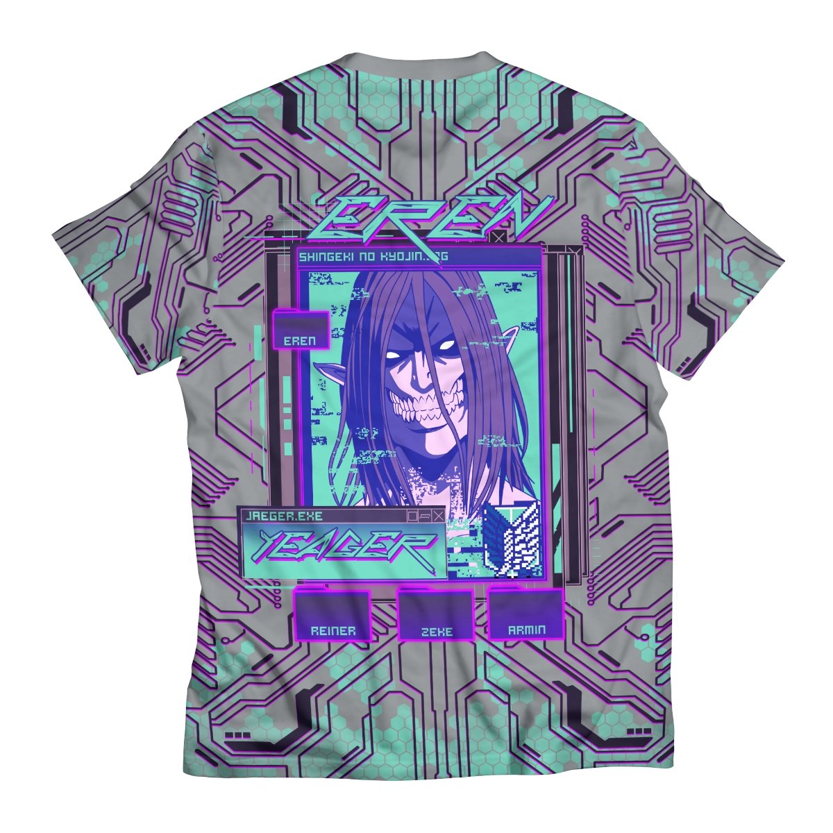 eren-cyber-unisex-t-shirt-649732 eren cyber unisex t shirt 649732 - Gear Anime