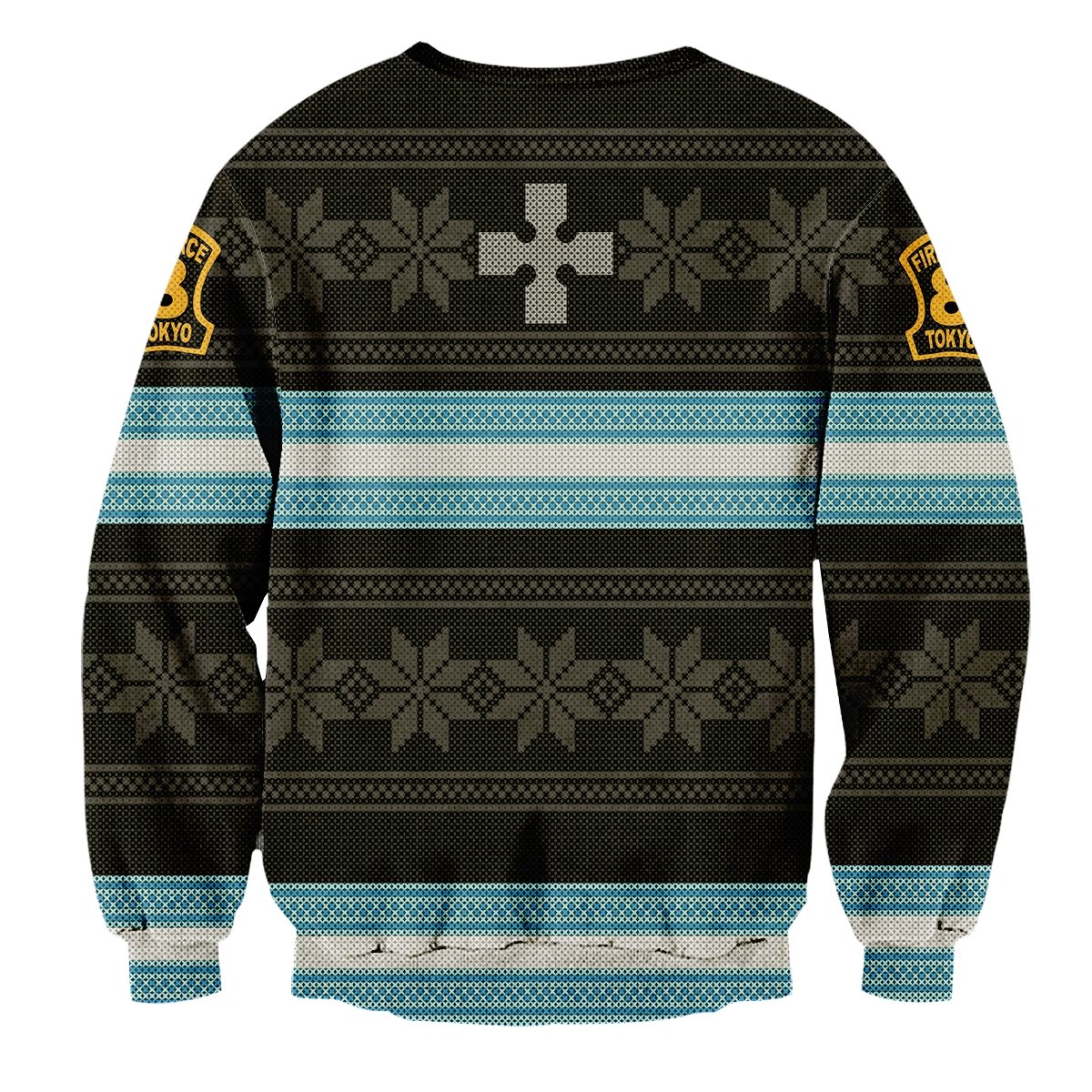 fire-force-christmas-unisex-wool-sweater-636410 fire force christmas unisex wool sweater 636410 - Gear Anime