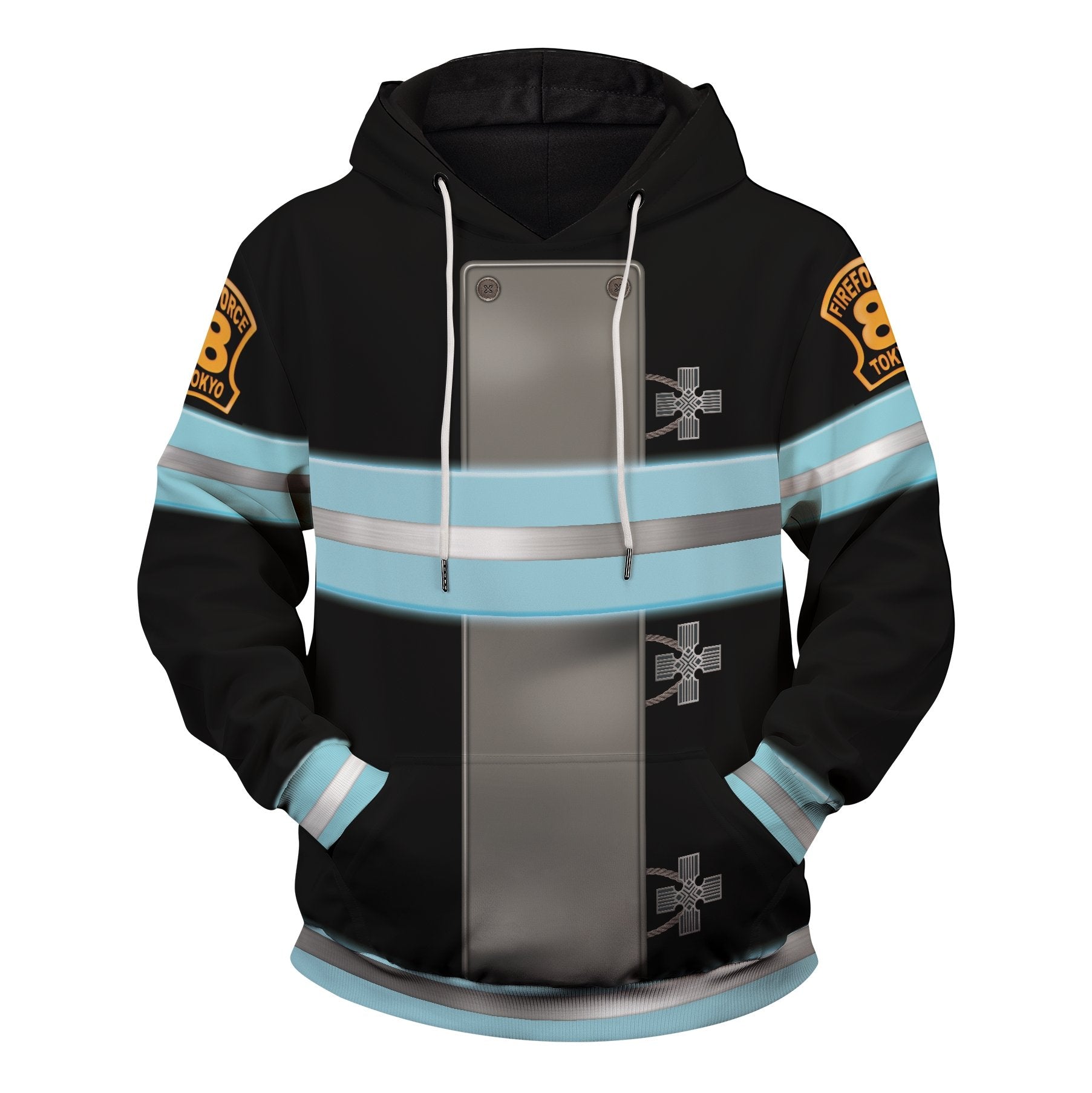 Fire Force Hoodies - Fire Force Unisex Pullover Hoodie FH0709 4 - Gear Anime fire force unisex pullover hoodie 346358 - Gear Anime