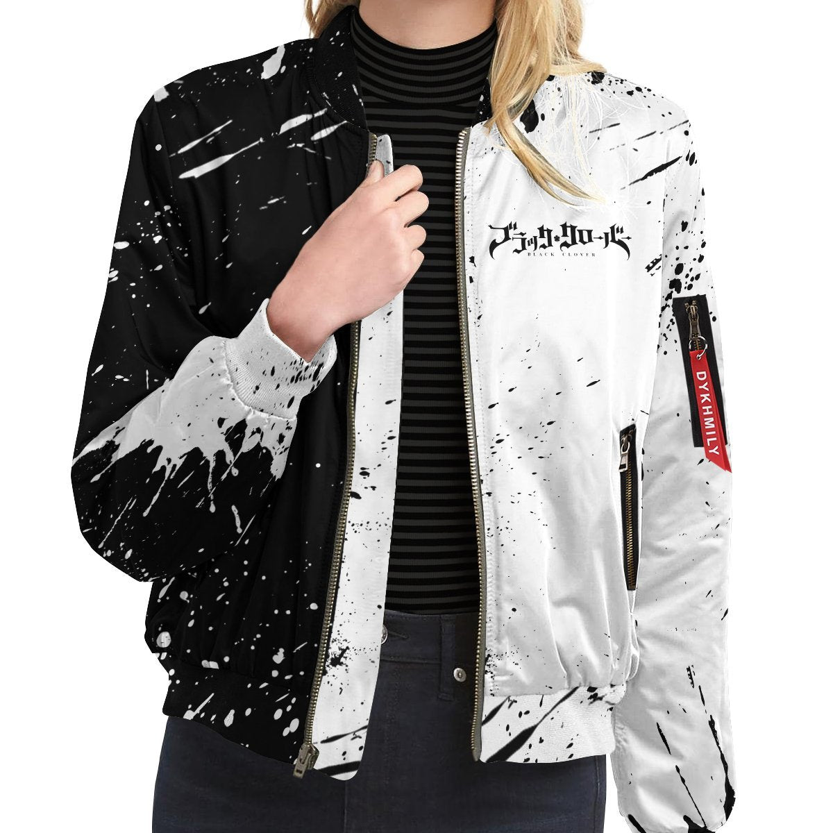 five-leaf-clover-bomber-jacket-798230 five leaf clover bomber jacket 798230 - Gear Anime