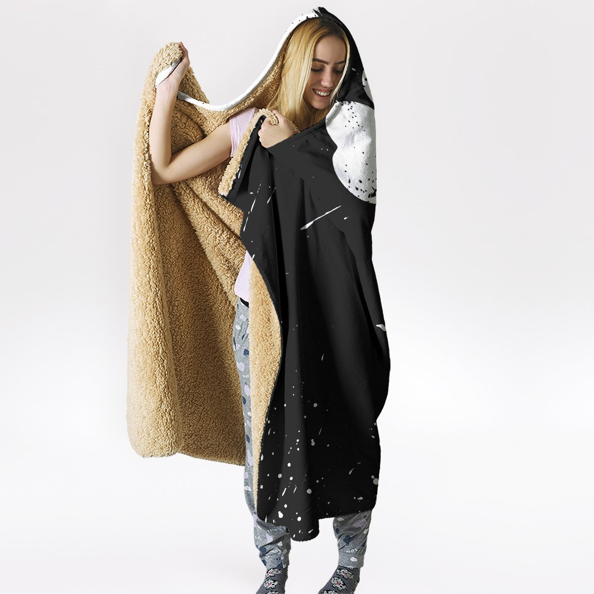 five-leaf-clover-hooded-blanket-936383 five leaf clover hooded blanket 936383 - Gear Anime