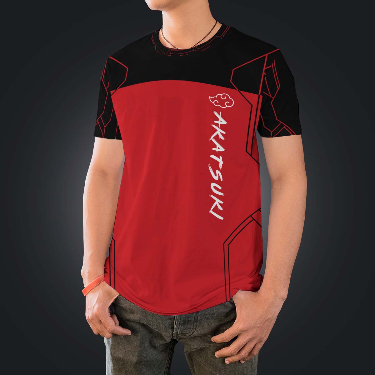 fragment-akatsuki-unisex-t-shirt-352612 fragment akatsuki unisex t shirt 352612 - Gear Anime