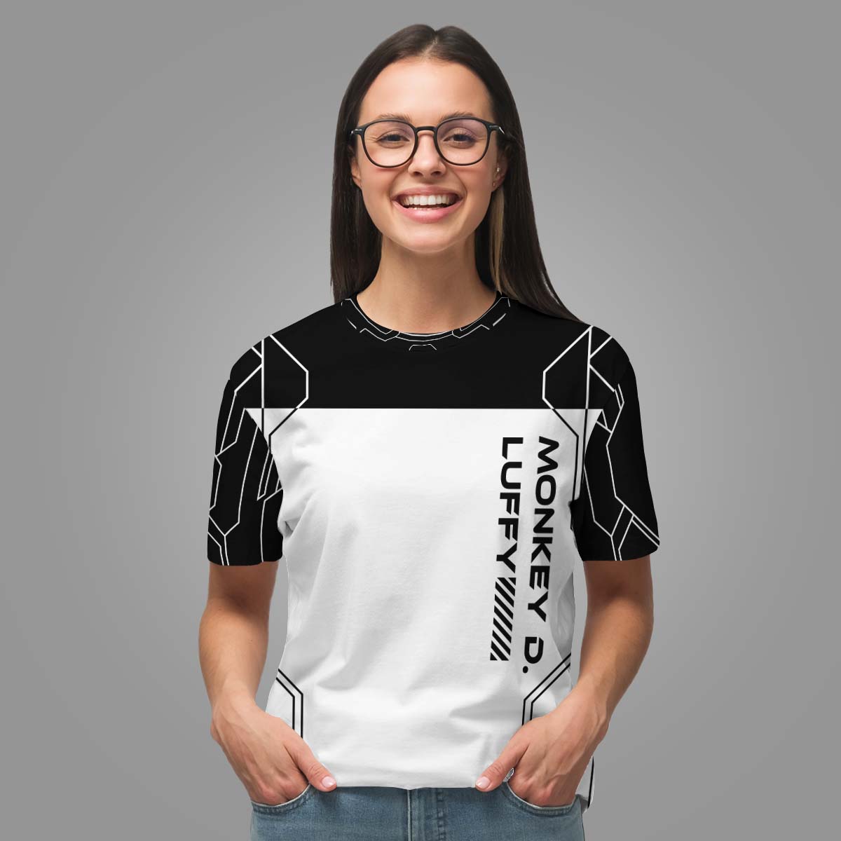 fragment-luffy-unisex-t-shirt-585242 fragment luffy unisex t shirt 585242 - Gear Anime