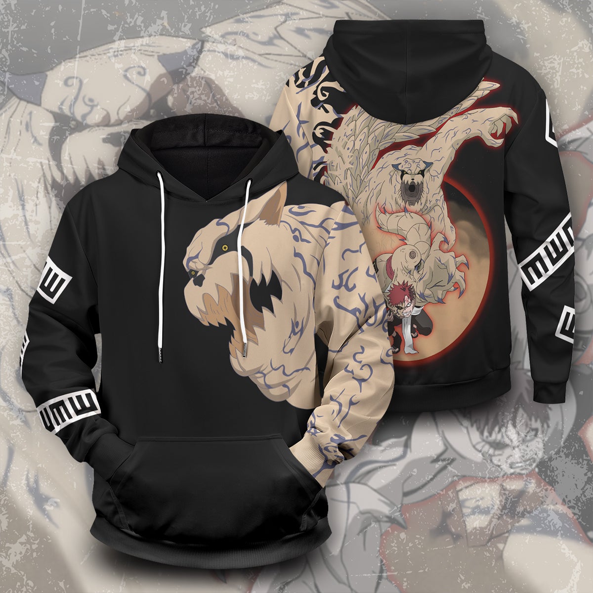 gaara-beast-unisex-pullover-hoodie-165397 gaara beast unisex pullover hoodie 165397 - Gear Anime