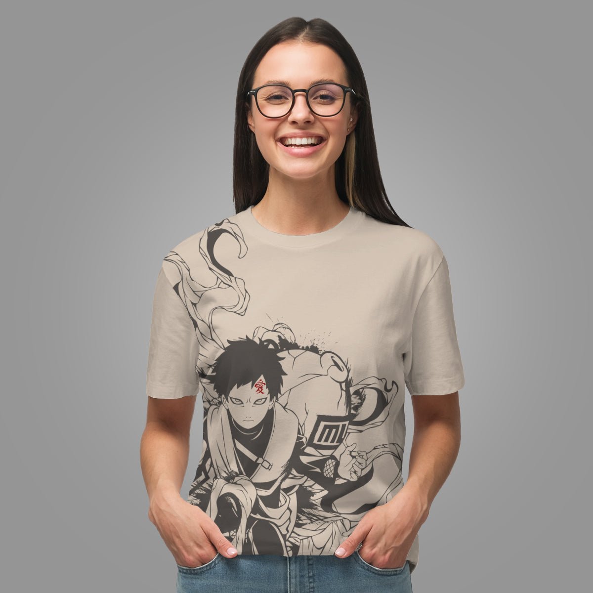 gaara-semblance-unisex-t-shirt-292803 gaara semblance unisex t shirt 292803 - Gear Anime