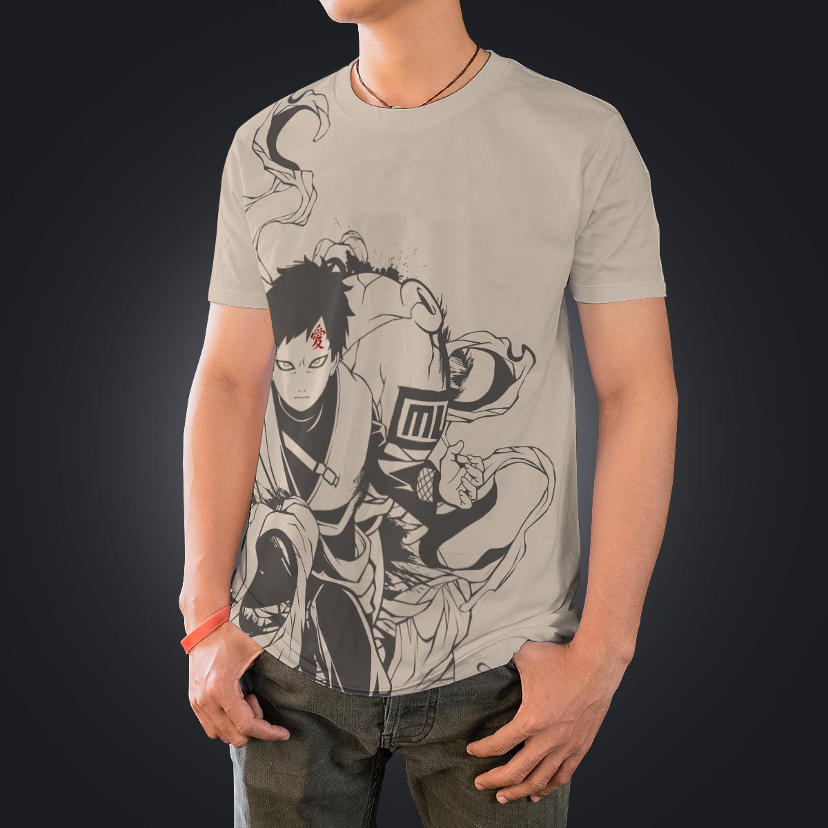 gaara-semblance-unisex-t-shirt-298082 gaara semblance unisex t shirt 298082 - Gear Anime