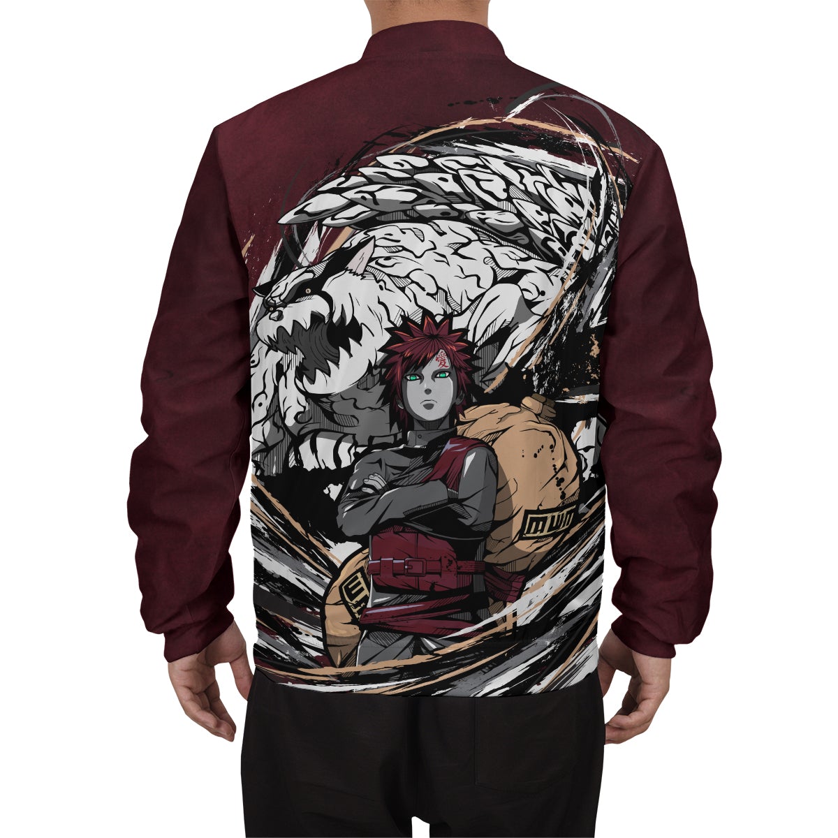 gaara-shukaku-bomber-jacket-993831 gaara shukaku bomber jacket 993831 - Gear Anime