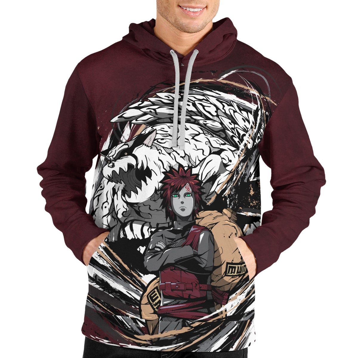gaara-shukaku-unisex-pullover-hoodie-617369 gaara shukaku unisex pullover hoodie 617369 - Gear Anime