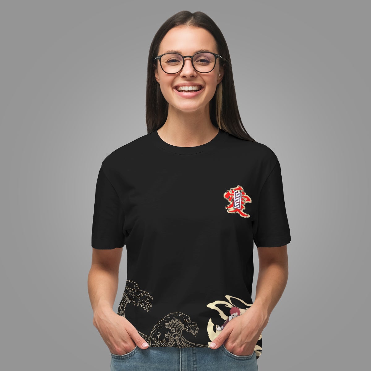 gaara-spirit-unisex-t-shirt-226954 gaara spirit unisex t shirt 226954 - Gear Anime