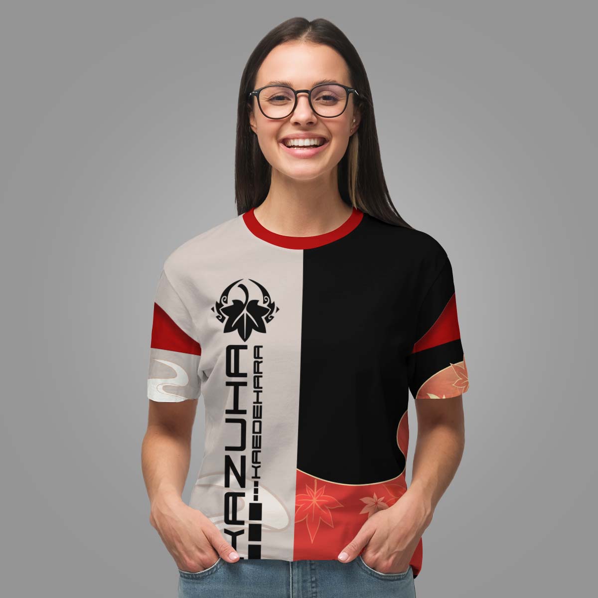 gi-kazuha-unisex-t-shirt-743513 gi kazuha unisex t shirt 743513 - Gear Anime