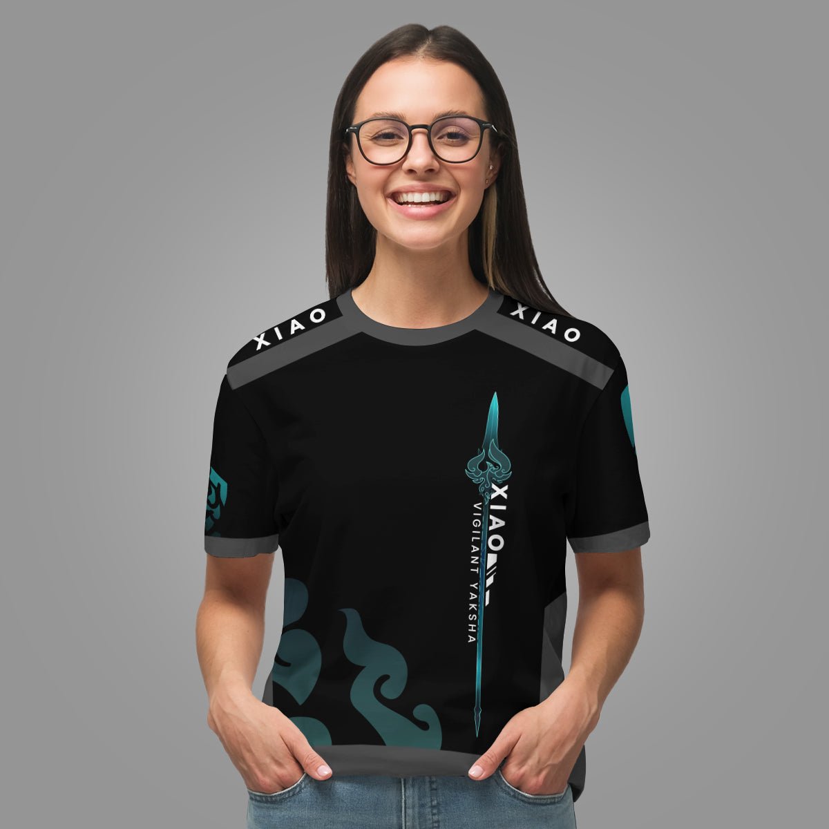 gi-xiao-unisex-t-shirt-754553 gi xiao unisex t shirt 754553 - Gear Anime