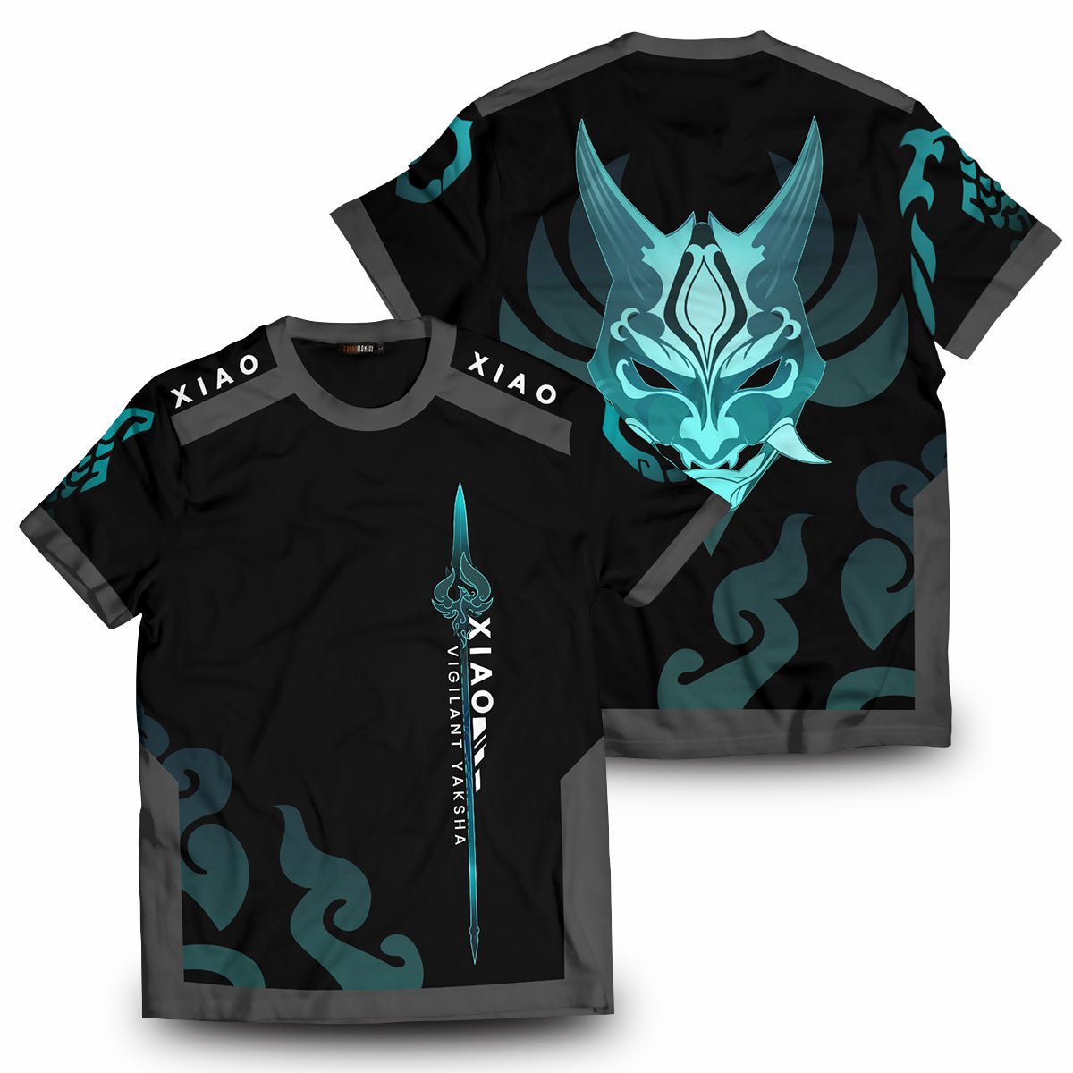 Genshin Impact T-Shirts - GI Xiao Unisex T-Shirt FH0709 12 - Gear Anime gi xiao unisex t shirt 868017 - Gear Anime