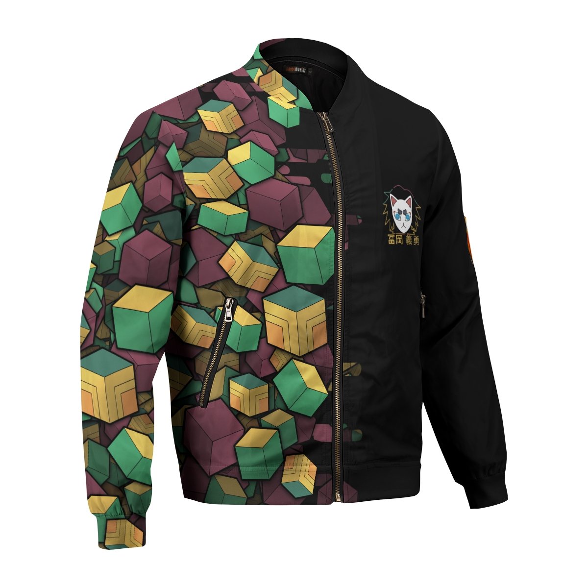 giyu-cube-bomber-jacket-288426 giyu cube bomber jacket 288426 - Gear Anime