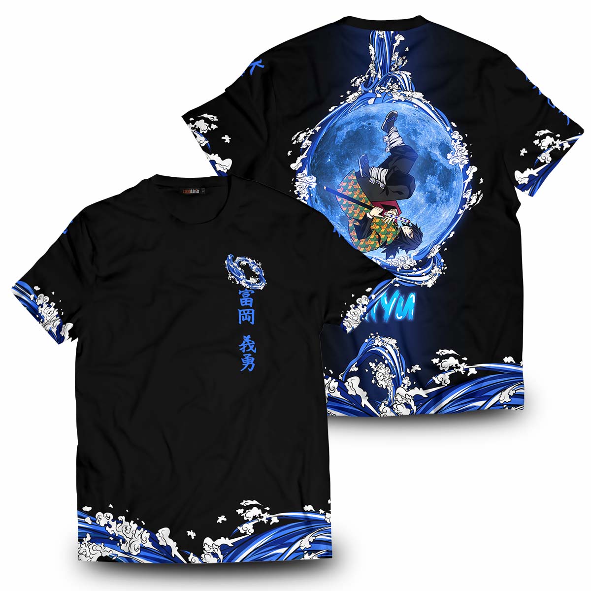 Demon Slayer T-Shirts - Giyu Moonfall Unisex T-Shirt FH0709 9 - Gear Anime giyu moonfall unisex t shirt 897930 - Gear Anime