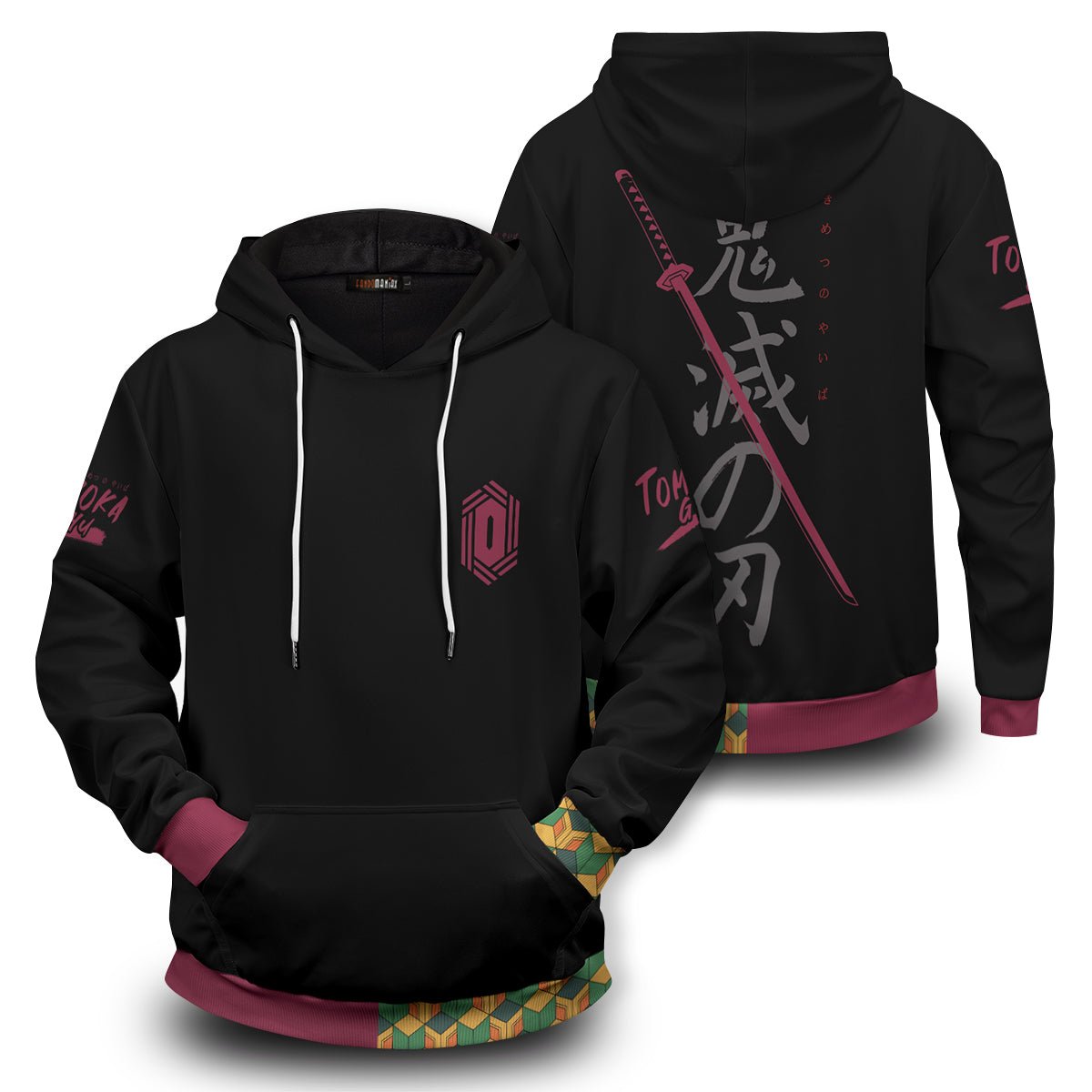 Demon Slayer Hoodies - Giyu Style Unisex Pullover Hoodie FH0709 11 - Gear Anime giyu style unisex pullover hoodie 131927 - Gear Anime