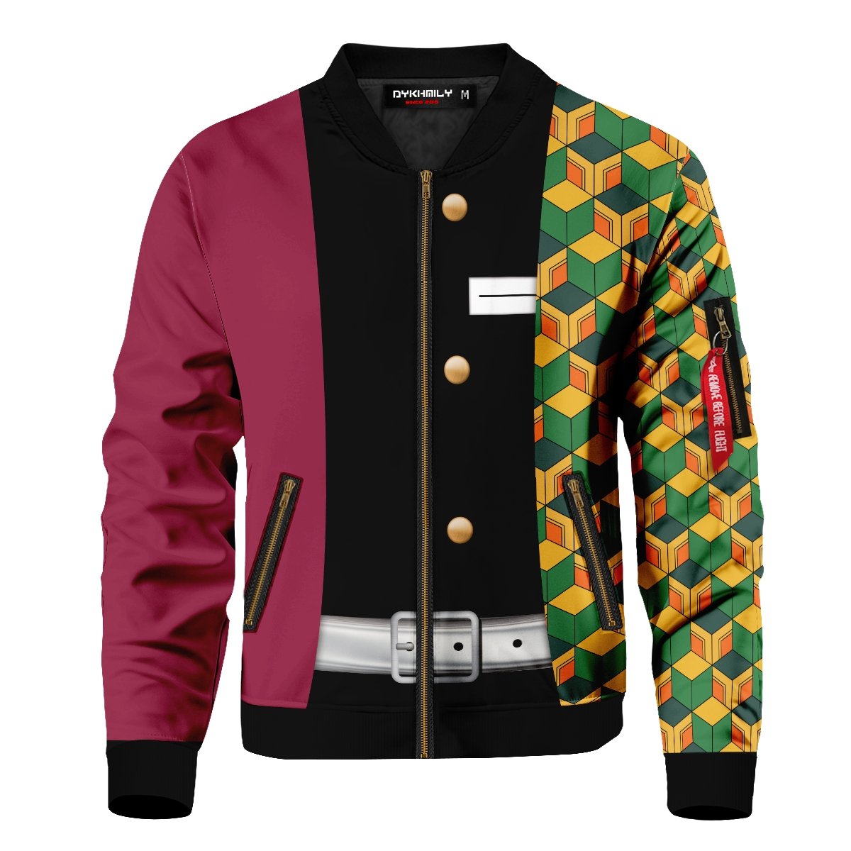 Demon Slayer Jackets - Giyu Tomioka Bomber Jacket FH0709 4 - Gear Anime giyu tomioka bomber jacket 120475 - Gear Anime