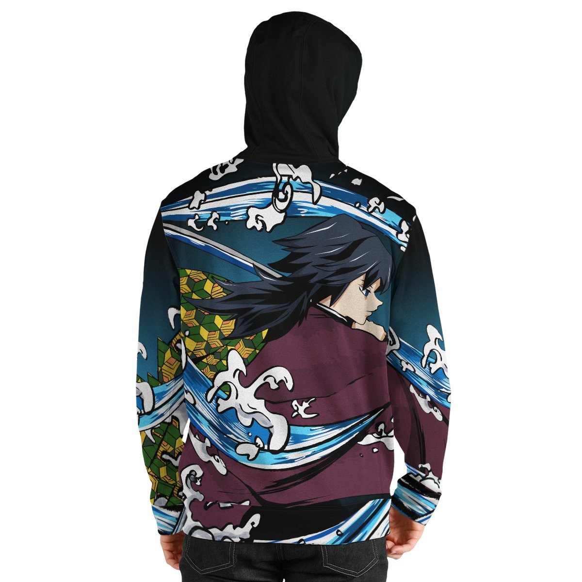 giyu-water-style-unisex-pullover-hoodie-158799 giyu water style unisex pullover hoodie 158799 - Gear Anime