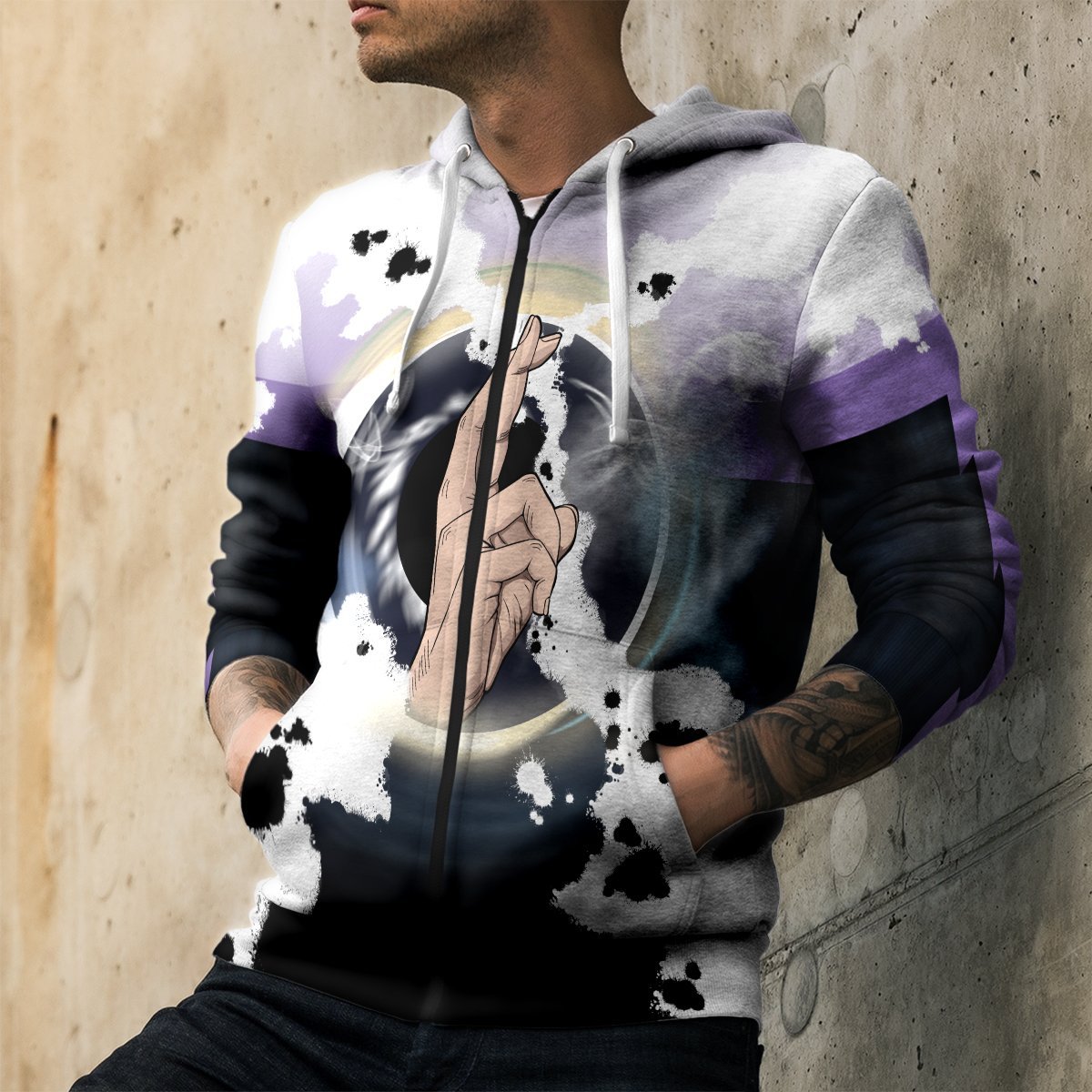 gojo-cursed-eyes-unisex-zipped-hoodie-937250 gojo cursed eyes unisex zipped hoodie 937250 - Gear Anime