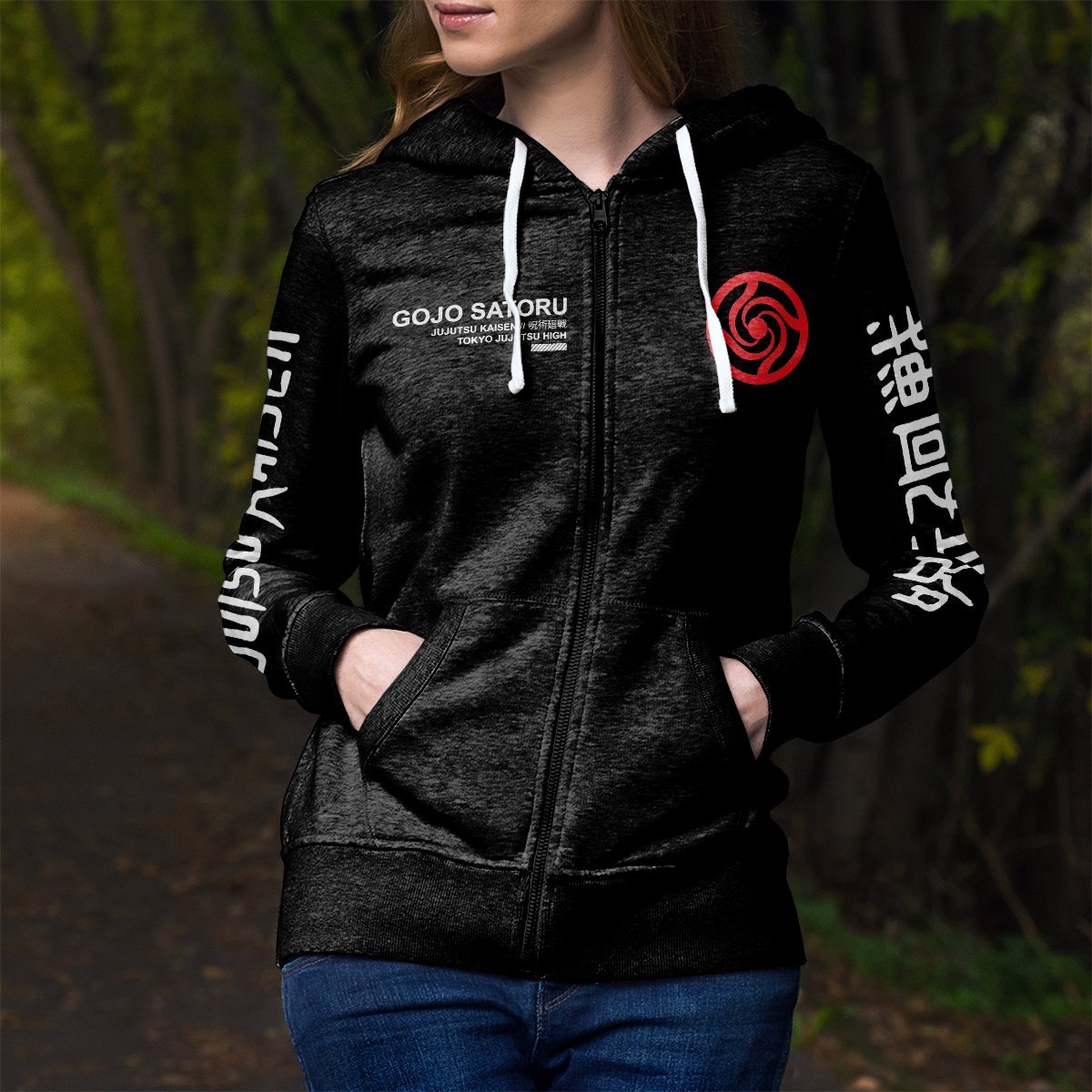 gojo-unisex-zipped-hoodie-414875 gojo unisex zipped hoodie 414875 - Gear Anime