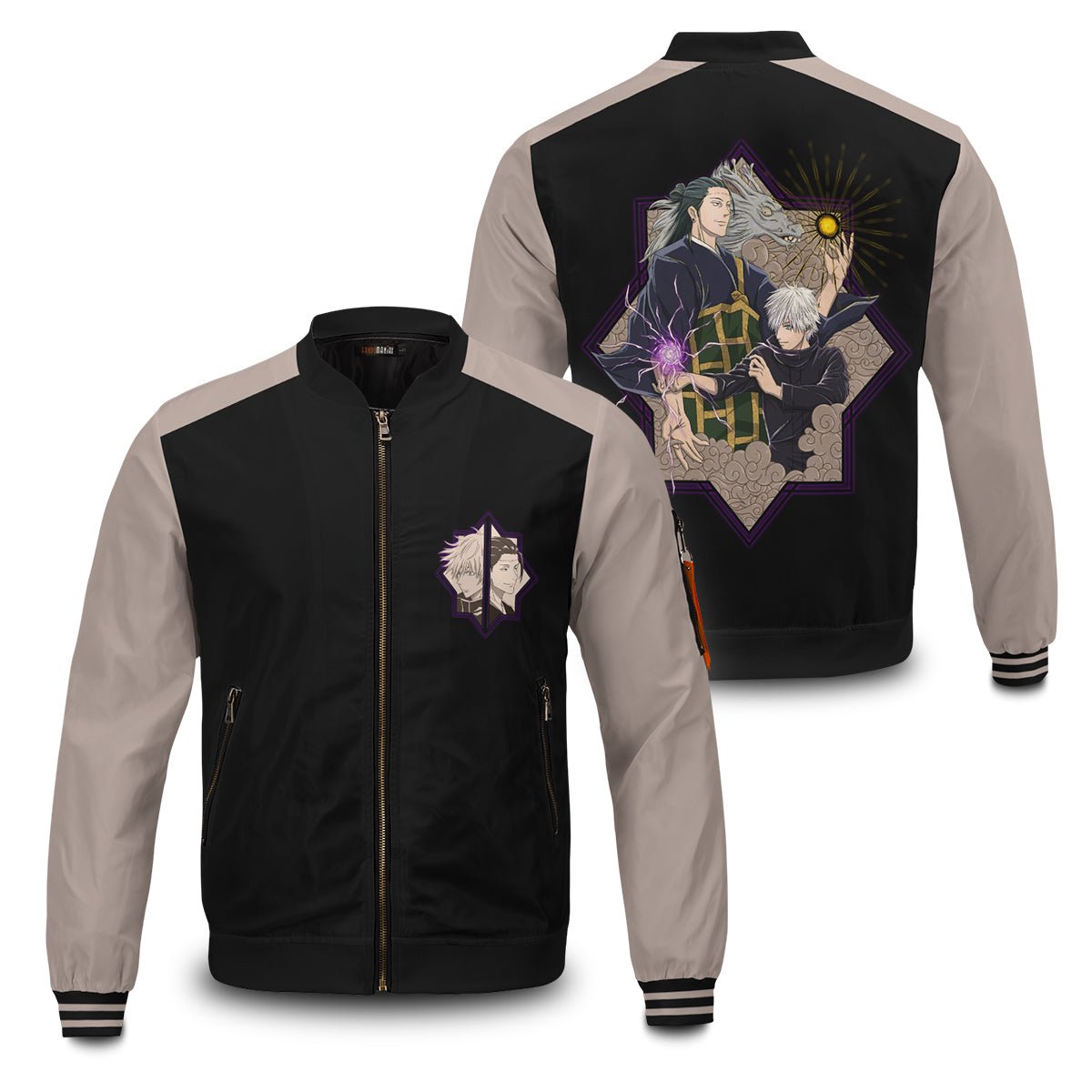 Jujutsu Kaisen Jackets - Gojo x Geto Nihonga Bomber Jacket FH0709 4 - Gear Anime gojo x geto nihonga bomber jacket 970197 - Gear Anime