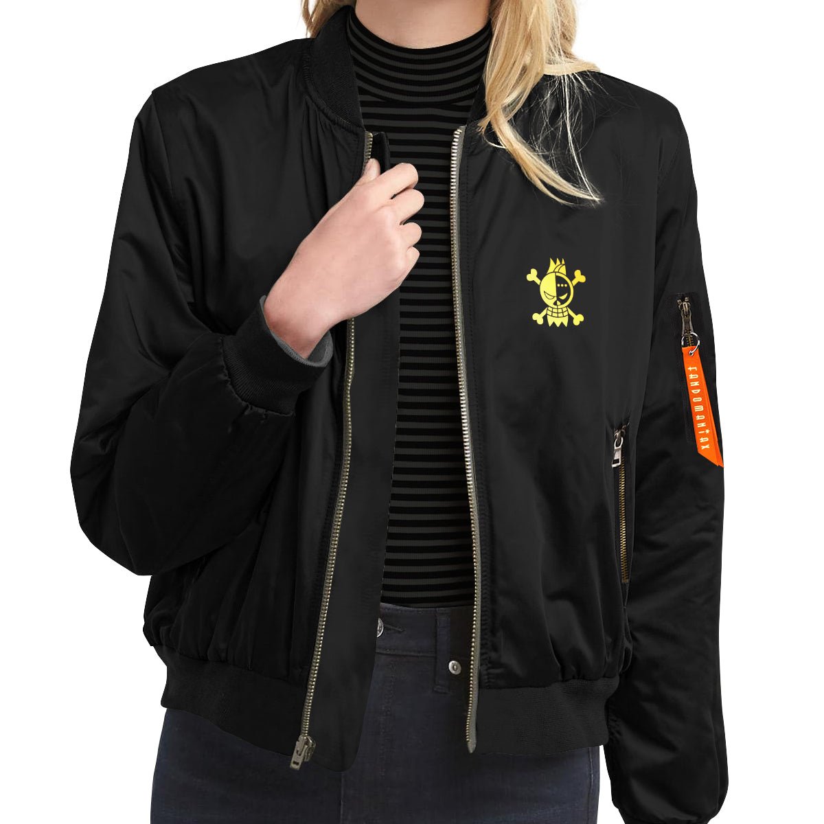 gold-franky-bomber-jacket-972204 gold franky bomber jacket 972204 - Gear Anime