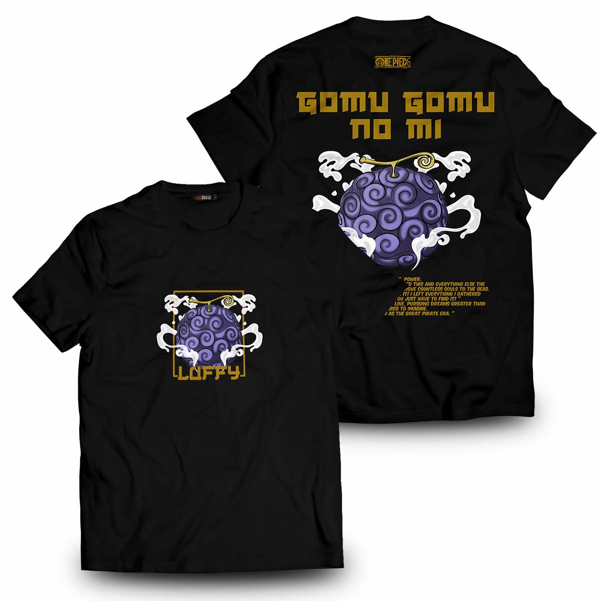 One Piece T-shirts - Gomu no Mi Unisex T-Shirt FH0709 6 - Gear Anime gomu no mi unisex t shirt 761330 - Gear Anime