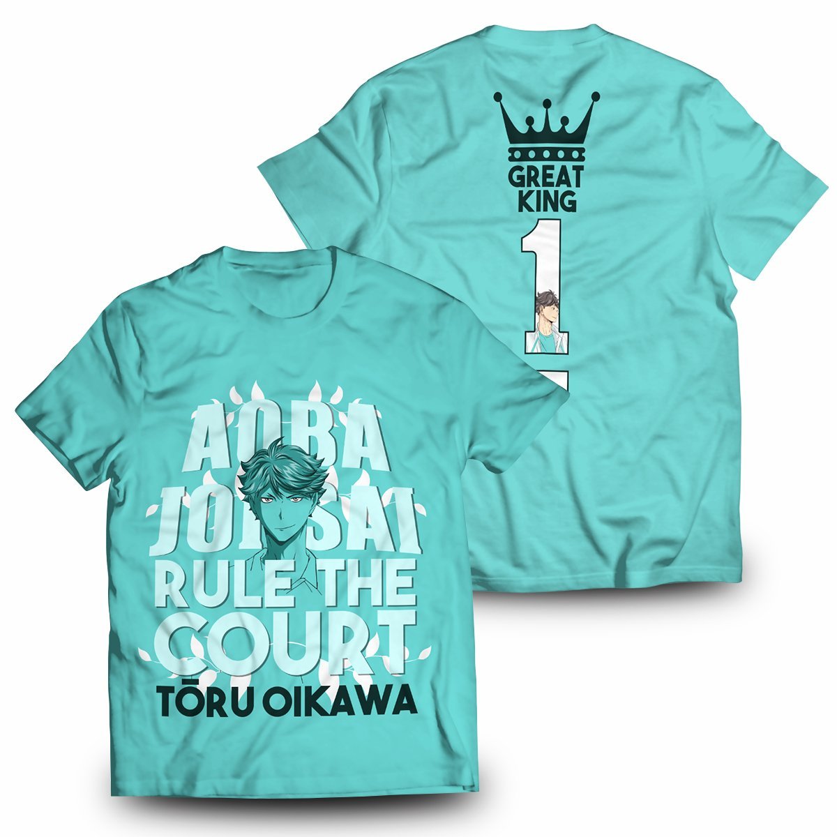 Haikyuu T-Shirts - Great King Oikawa Unisex T-Shirt FH0709 12 - Gear Anime great king oikawa unisex t shirt 226868 - Gear Anime