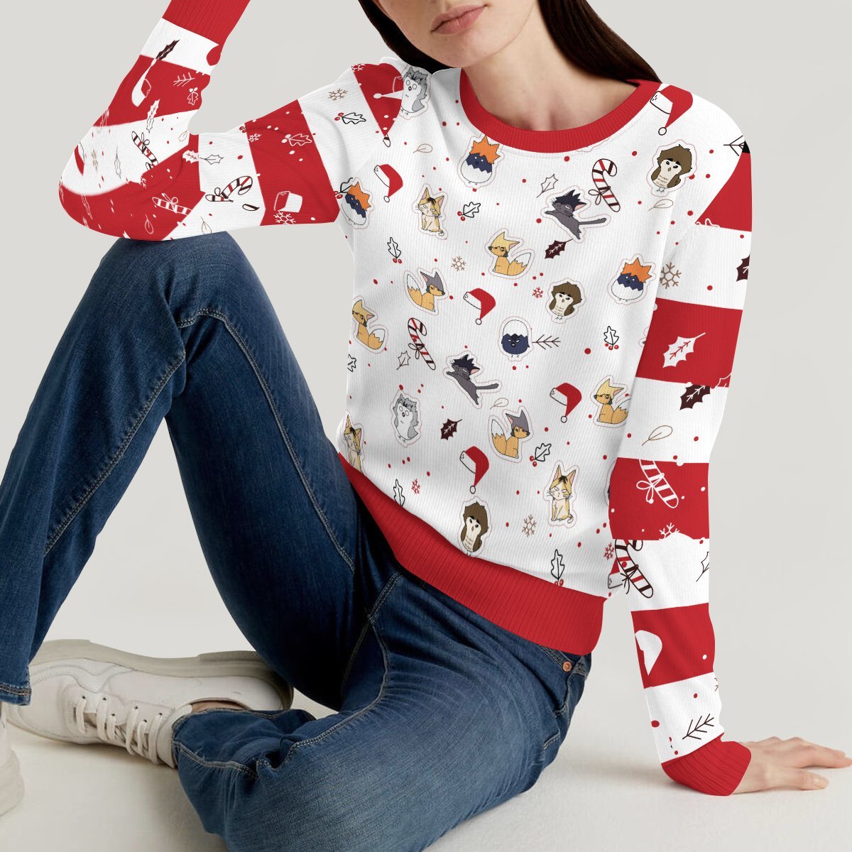 haikyuu-chibi-animals-unisex-wool-sweater-600939 haikyuu chibi animals unisex wool sweater 600939 - Gear Anime