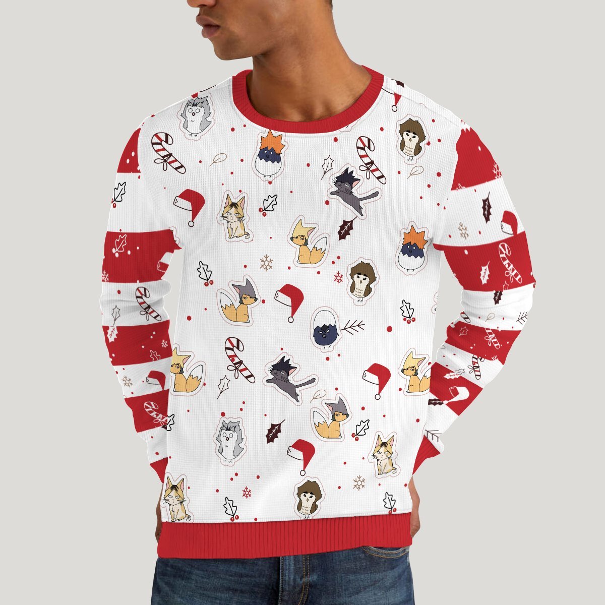 haikyuu-chibi-animals-unisex-wool-sweater-836729 haikyuu chibi animals unisex wool sweater 836729 - Gear Anime