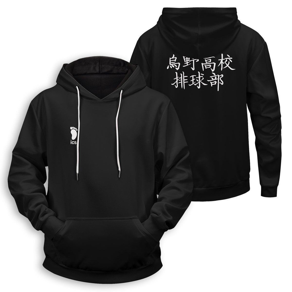 Haikyuu Hoodies - Haikyuu Karasuno High Unisex Pullover Hoodie FH0709 4 - Gear Anime haikyuu karasuno high unisex pullover hoodie 656053 - Gear Anime