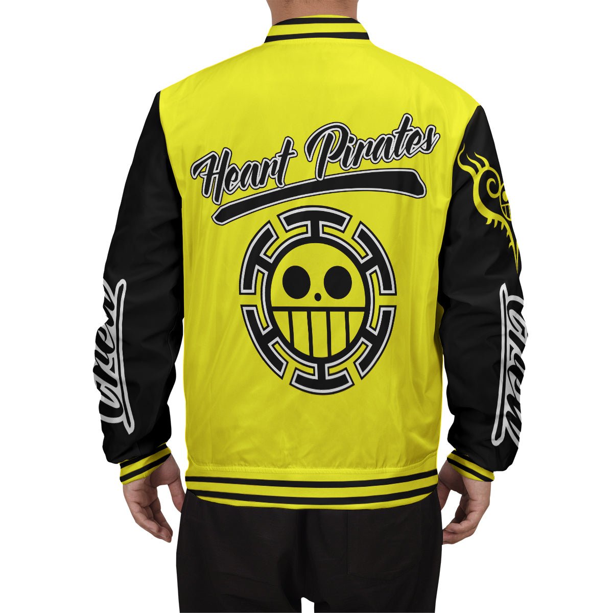 heart-pirates-jersey-bomber-jacket-306687 heart pirates jersey bomber jacket 306687 - Gear Anime