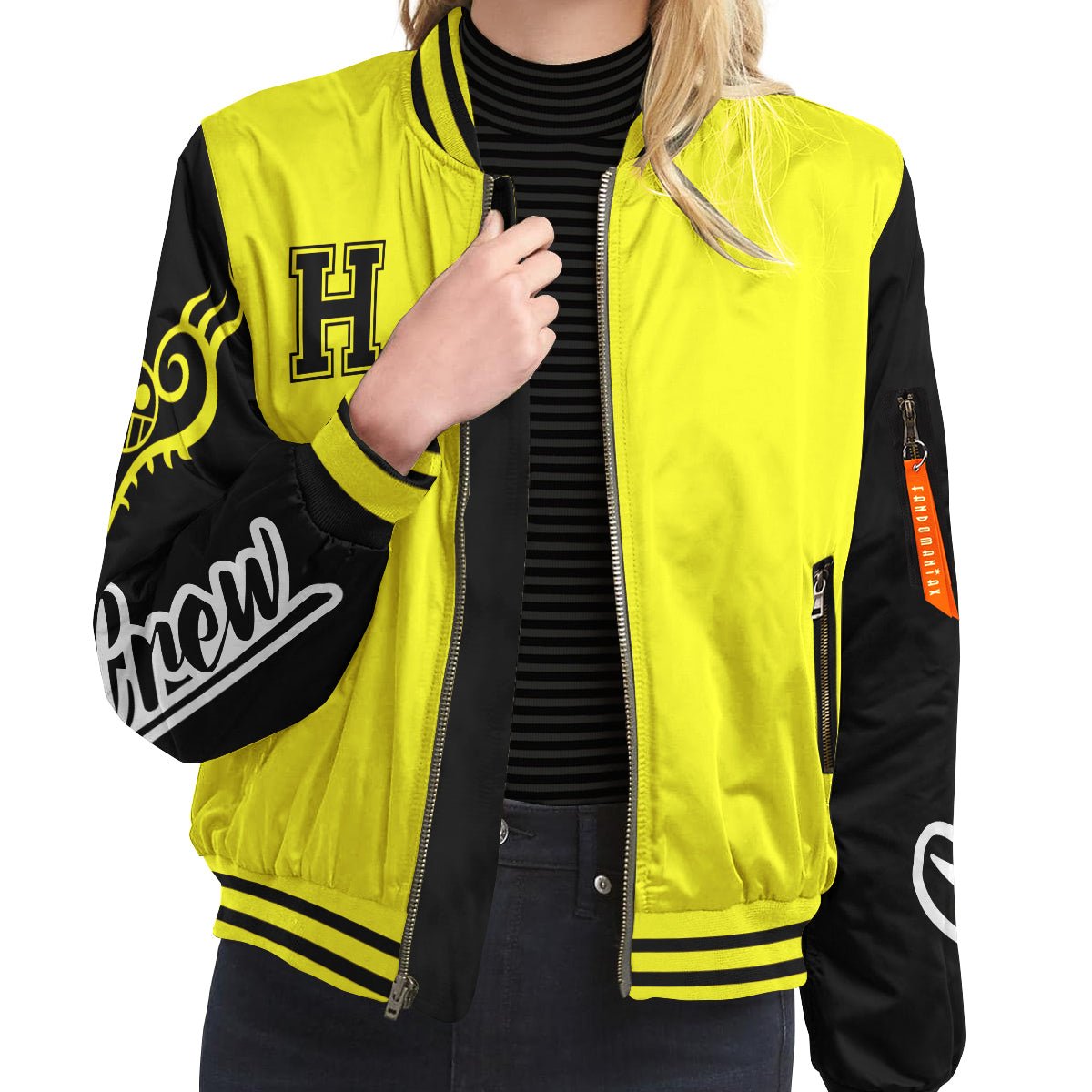 heart-pirates-jersey-bomber-jacket-664846 heart pirates jersey bomber jacket 664846 - Gear Anime
