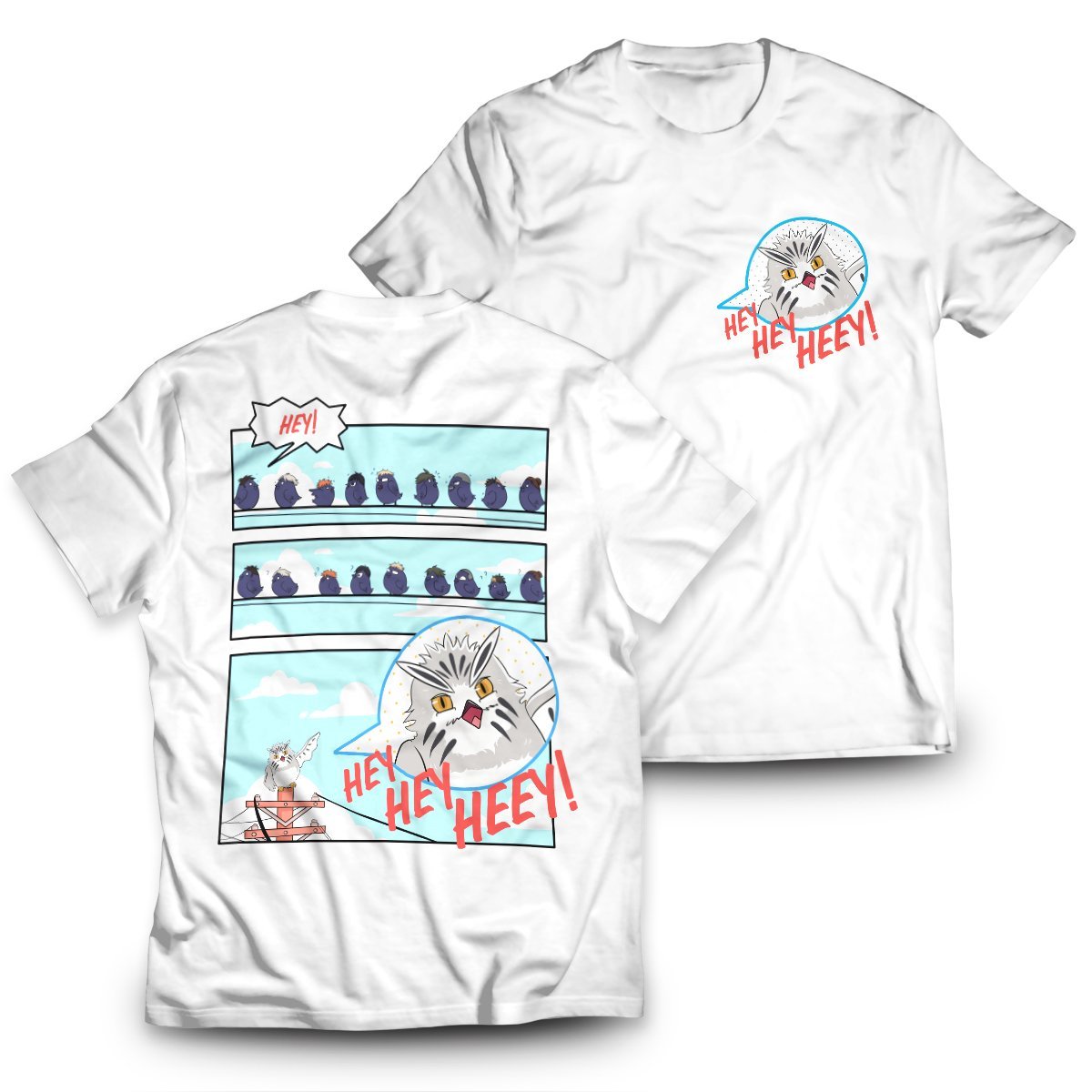 Haikyuu T-Shirts - Hey Bokuto Owl Unisex T-Shirt FH0709 11 - Gear Anime hey bokuto owl unisex t shirt 469731 - Gear Anime