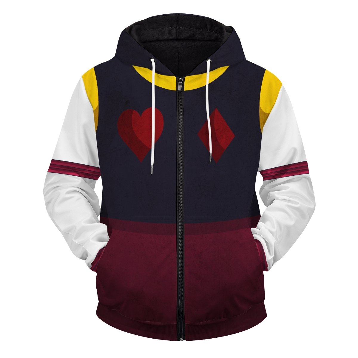 hxh-hisoka-unisex-zipped-hoodie-206430 hxh hisoka unisex zipped hoodie 206430 - Gear Anime
