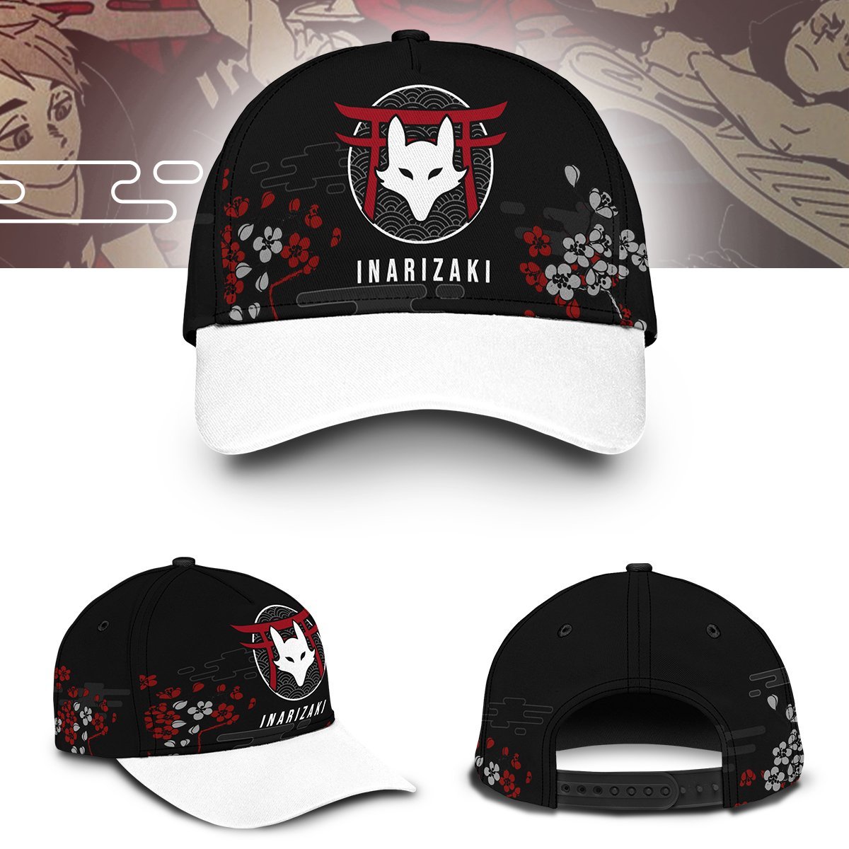 inarizaki-foxes-cap-848712 inarizaki foxes cap 848712 - Gear Anime